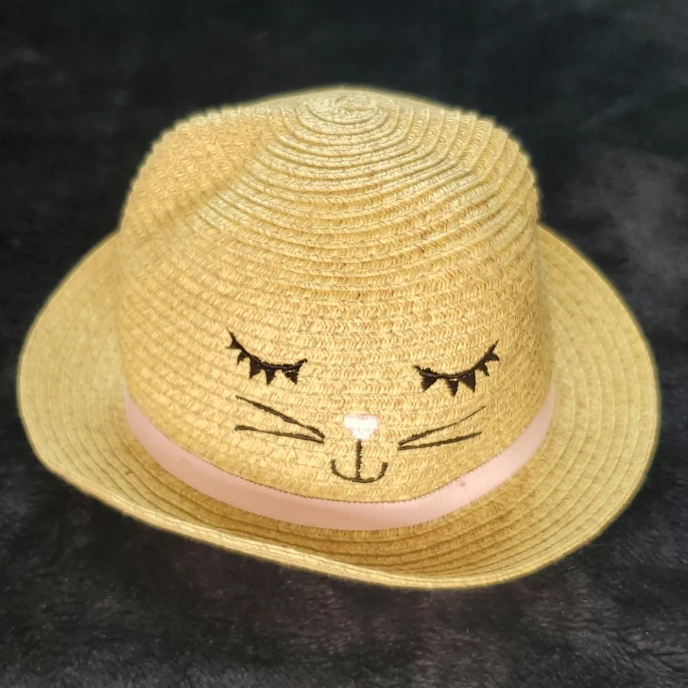 The Children's Place Cat Baby Straw Hat